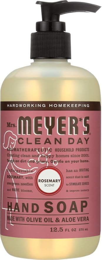 Mrs. Meyer'S Hand Soap Liq Rosemary 12.5 Fz