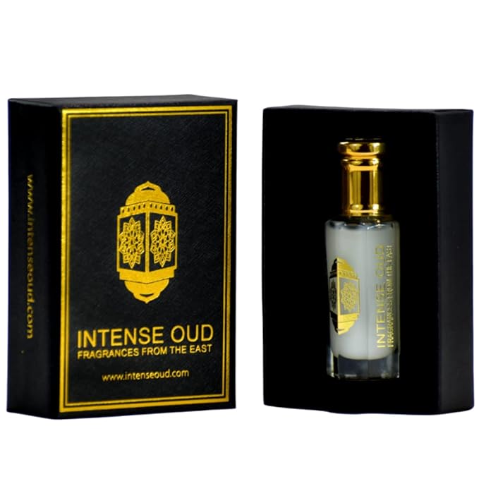 INTENSE OUD Musk Tahara Arabian Perfume Oil for Men & Women, Long Lasting Alcohol-Free Concentrated Fragrance, 12ml (0.40 oz) in Black Gift Box, White Musk & Vanilla Notes