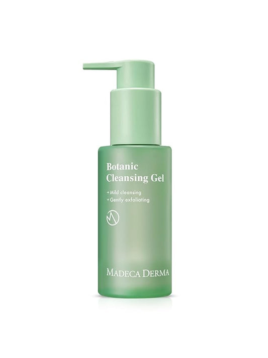 Madeca DERMA Botanic Cleansing Gel – pH Balancing Cleanser with Centella Asiatica & Tea Tree, Korean Skincare, Soothing & Calming with Natural, Hypoallergenic Ingredients (3.4 fl oz)