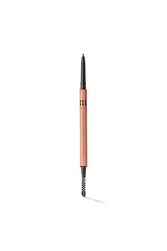 BBB LONDON Ultra Slim Brow Definer (Indian Chocolate) 0.3g | Ultra Fine Tip | Includes Taming Brush for Grooming and Blending