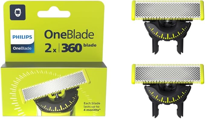One Blade X2 360 Dual-Way Blade Compatible with All Onebalde Philips – QP420.50