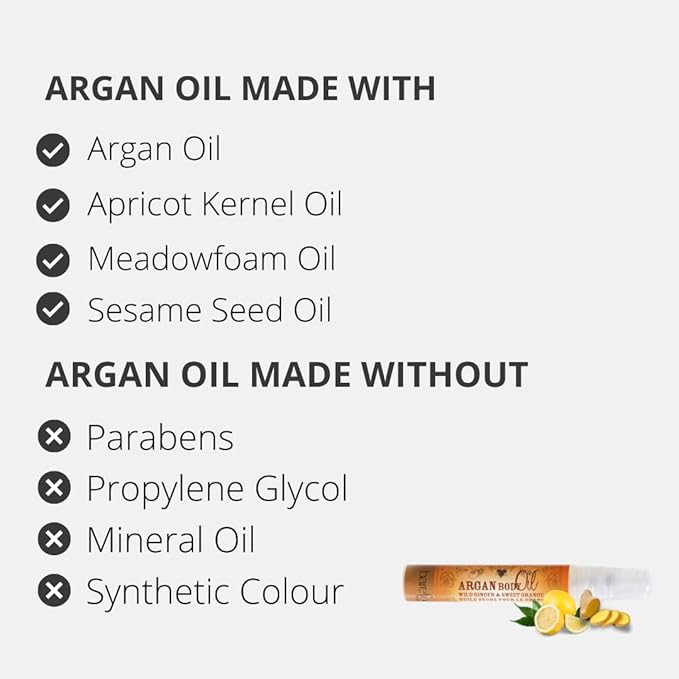 Wild Ginger & Sweet Orange Bundle: Instant Hand Repair (3 oz), Mini Instant Hand Repair (1 oz), Argan Body Oil (0.27 oz)