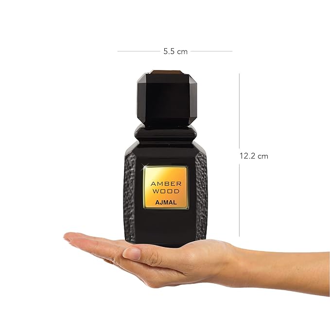 Ajmal Amber Wood for Unisex EDP, 3.4 Ounce - Made in Dubai