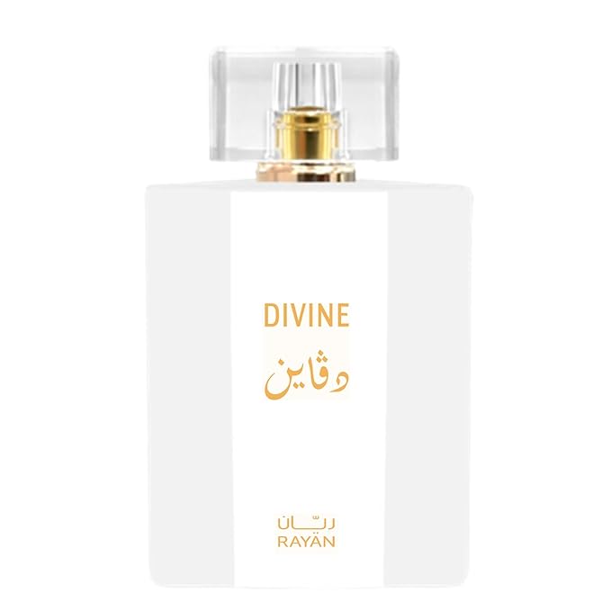 DIVINE Perfume for Women - Long Lasting Arabian Eau De Parfum, 100mL (3.34 Fl oz), White Floral Garden, Jasmine, Orange Blossom, William Pears & Amberwood - Ideal Gift for Her for Ramadan & Eid