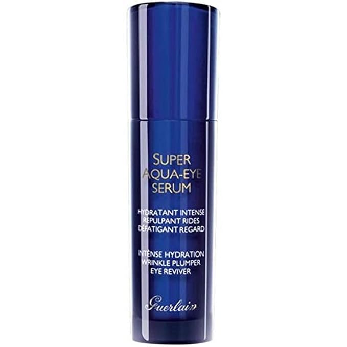 Guerlain Super Aqua Eye Serum Intense Hydration Wrinkle Serum Plumper for Unisex, 0.5 Ounce