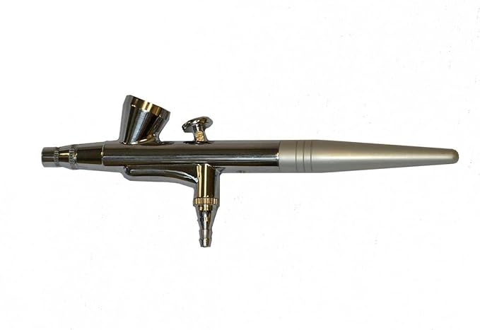 DARK Complexion Professional Airbrush Cosmetic Makeup System / 4pc Foundation Set with Blush, Bronzer, Shimmer and Primer Makeup Airbrush Kit