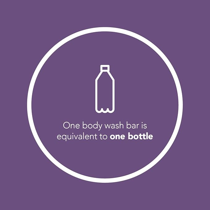 Ethique Refreshing Lavender & Peppermint Soap Bar - Body Wash for All Skin Types - Plastic-Free, Vegan, Cruelty-Free, Eco-Friendly, 4.23 oz (Pack of 2)