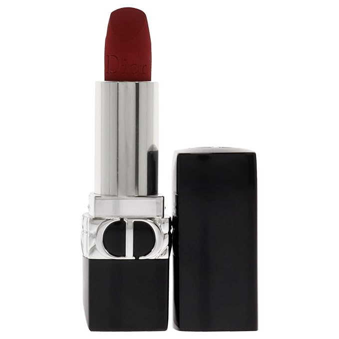 Dior Christian Rouge Couture Lipstick - 999 Velvet Lipstick (Refillable) Women 0.12 oz