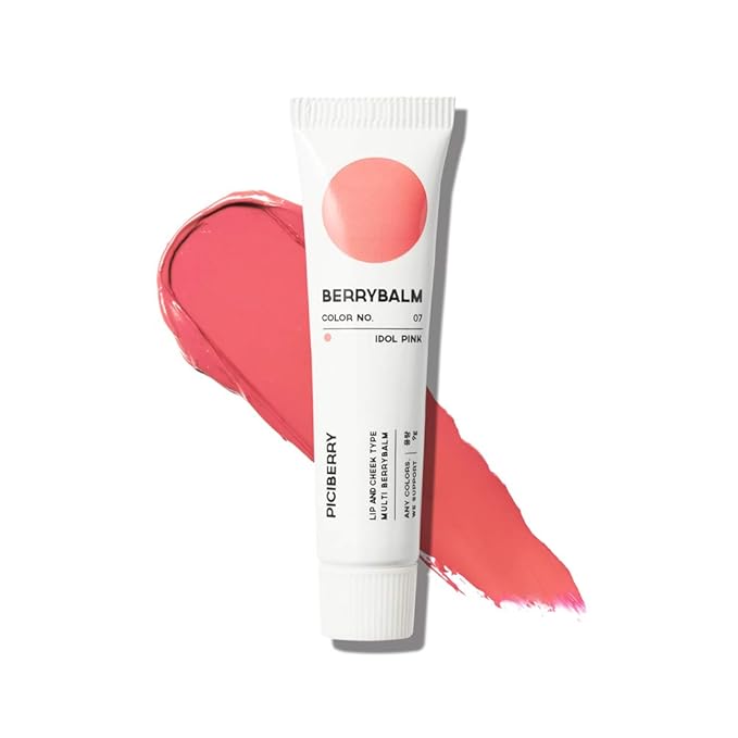 Berrybalm(Idol Pink), lip & cheek balm, multi blush, moisturizing and matte, highly pigmented, long lasting formula
