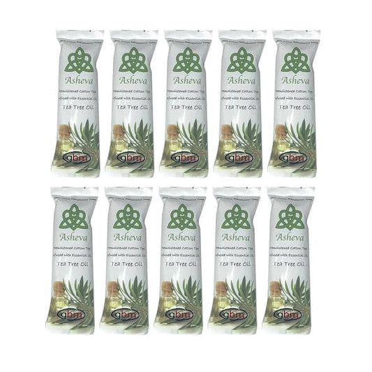 Asheva 8" x 9" Individually Wrapped Oshibori Disposable Towels - Luxurious Moist Cotton Hot/Cold Refreshment Towel - Lavender, Lemon, or Tea Tree Scents - Perfect for Spa, Travel, Dining & Events