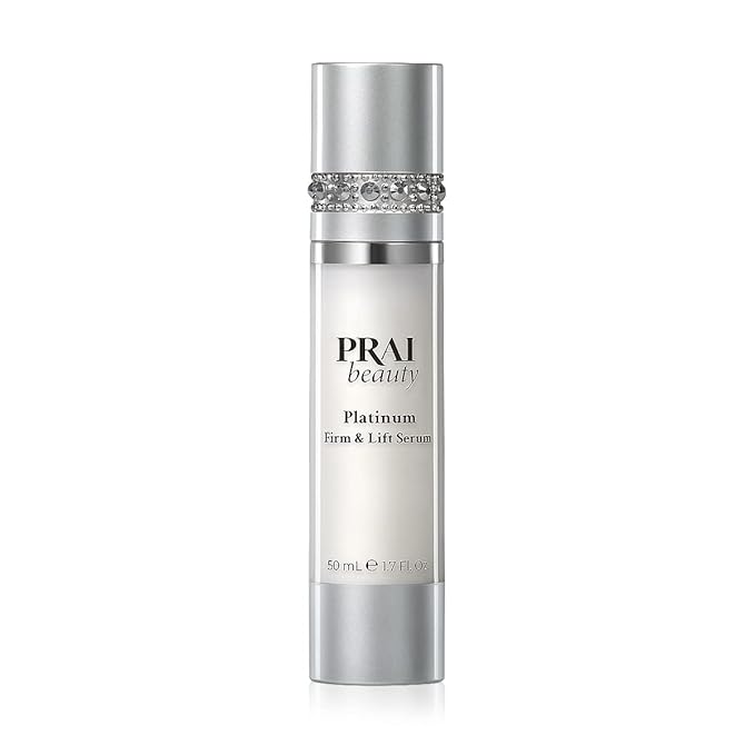 PRAI Beauty Platinum Firm and Lift Serum, Anti-Aging Face Serum for Instant Face Lift, Nourishing and Hydrating Serum, Vegan, Cruelty-Free, 1.7 Fl oz