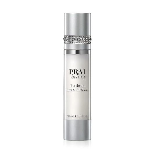 PRAI Beauty Platinum Firm and Lift Serum, Anti-Aging Face Serum for Instant Face Lift, Nourishing and Hydrating Serum, Vegan, Cruelty-Free, 1.7 Fl oz