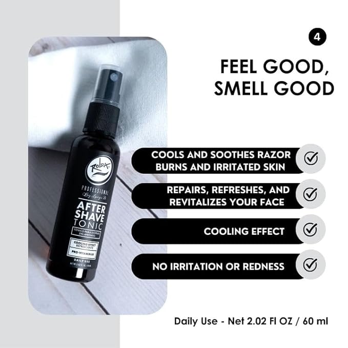 Rolda Beard Care Kit For Men - Beard Grooming Set Includes Beard Shampoo, Beard Conditioner, After Shave, Beard Oil, And Mixed Boar Hair Beard Brush - Beard Care For Sensitive Skin