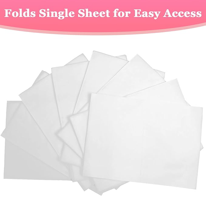 100 Pcs 31.5" x 71" Disposable Bed Sheets Waterproof Massage Table Sheets Non Woven Fabric SPA Bed Cover (White)