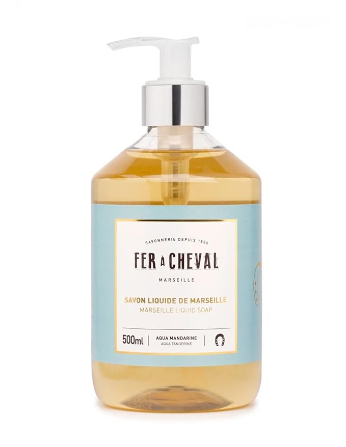 Fer a Cheval Marseille Liquid Soap - Aqua Tangerine (500 ml)