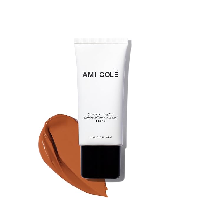 Ami Colé Skin-Enhancing Tinted Moisturizer (Deep 2 - deep brown with golden or yellow undertones), 1 oz
