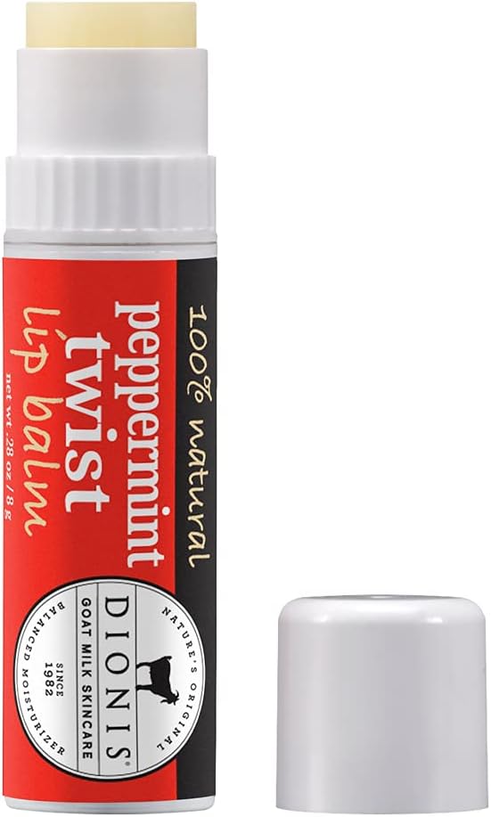 Dionis Goat Milk Peppermint Scent Lip Balm 0.28 oz. 1 pk