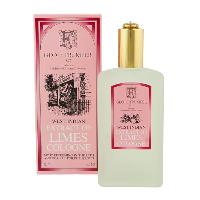 Geo F. Trumper Extract of Limes Mens Eau de Cologne Fragrance 100ml Atomiser Spray Bottle