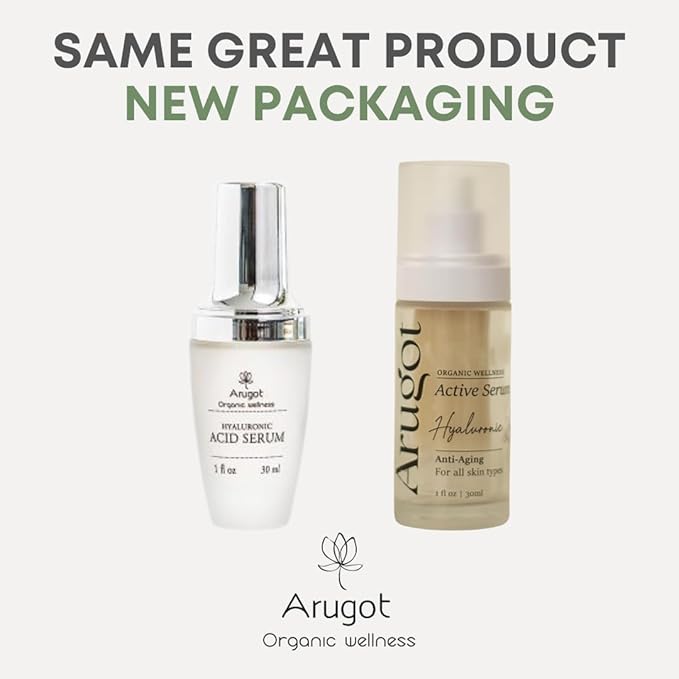 Organic Hyaluronic Acid Serum - Anti-Aging, Hydrating, and Moisturizing for All Skin Types - 30ml