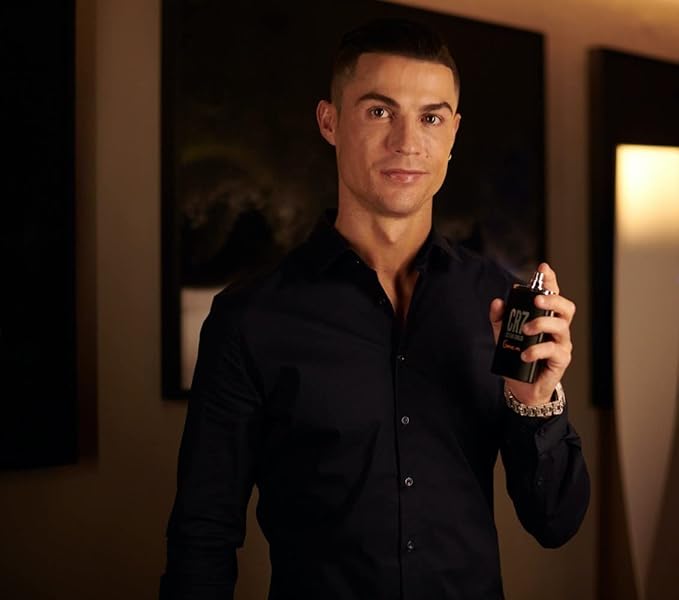 CR7 Game On Cristiano Ronaldo - Papaya, Ice, Cedar, and Cashmere Wood - Original Men's Fragrance Collection - 1 oz edt spray