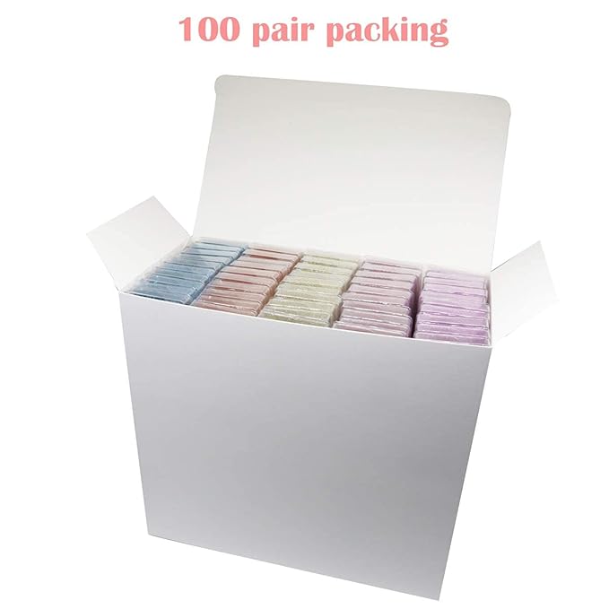 FARRED Wholesale False Lashes 100 Pairs 10 Styles Medium Length Vegan Eyelashes Fluffy Volume Strip Lashes Bulk 10 Portable Boxes Fake Eyelashes Mixed Natural Look 3D Faux Mink Lashes(mix 100pair)