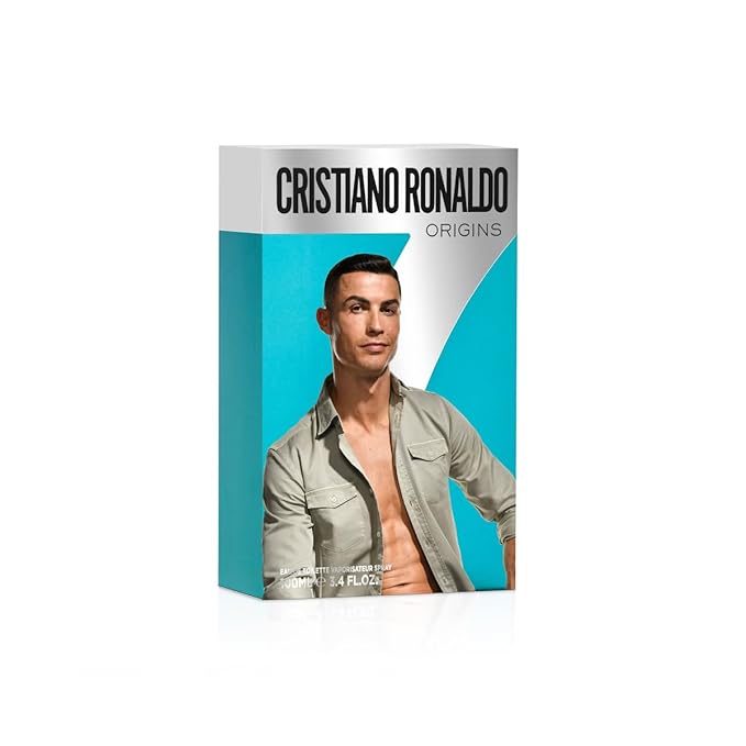 CR7 Origins Cristiano Ronaldo - With Pineapple Sorbet, Mandarin, and Patchouli for Men - 3.4 oz edt spray