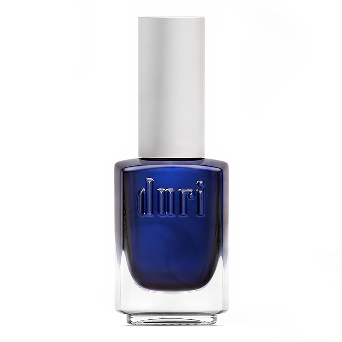 duri Nail Polish, 174 Fire Sapphire, Deep Purple Blue Metallic Shimmer, Full Coverage, Quick Drying, Long Lasting, 0.45 Fl Oz Cosmetics