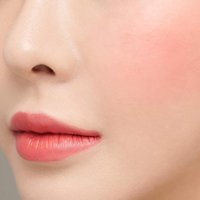 Berrybalm(Pink Coral), lip & cheek balm, multi blush, moisturizing and matte, highly pigmented, long lasting formula