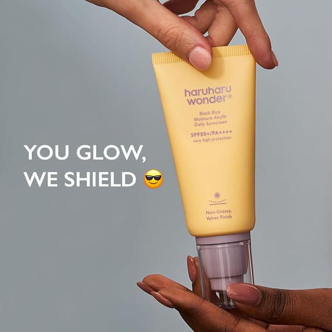 Haruharu Wonder Black Rice Moisture Airyfit Daily Sunscreen 1.69fl.oz (Pack of 2)