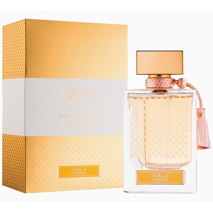 RASASI Qasamat Unisex EDP - Eau De Parfum 65ml(2.1 oz) | Intoxicating Heart w/Damask Rose & Geranium on a Oriental Bed of Precious Woods (Xtra Value Pack)