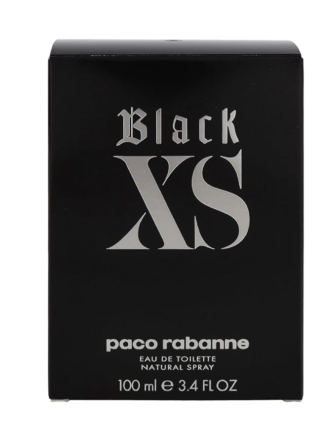 Black XS Excess by Paco Rabanne for Men 3.4 oz Eau de Toilette Spray