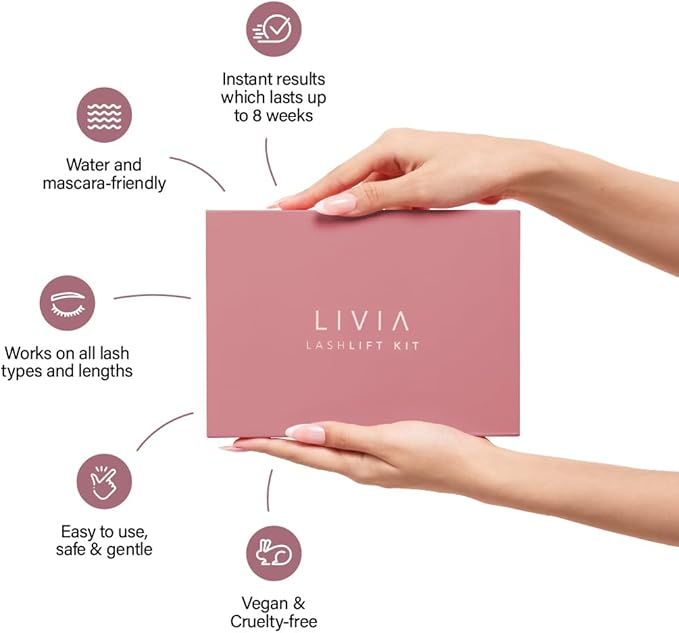 Eyelash Lift Kit – Instant, Salon-Quality Curls Without Harmful Hormones – Safe DIY Kit with 3 Applications – Long-Lasting Lift for Gorgeous Lashes in Minutes