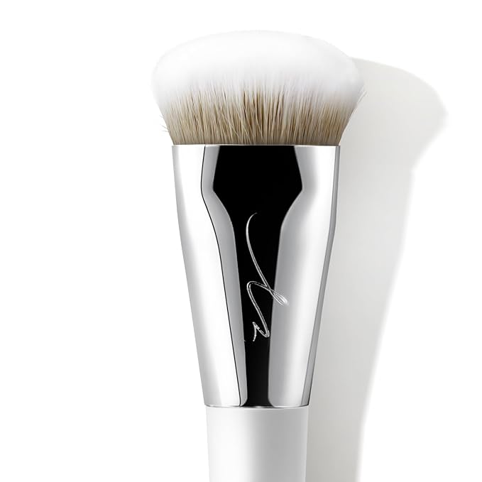 [SOO ADOR] okhee WHITE JADE Foundation Brush PIV01 - Flawless and Smooth Foundation Application for Radiant Skin | Designed by K-Pop Makeup Expert Seo Ok | Makeup Brush Base Brush