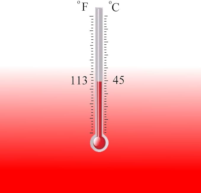 Temperature Activated Thermochromic Powder Pigment RED to COLORLESS (Translucent White) Changing at 113F/45C Perfect for Electronics Overheating Indicator