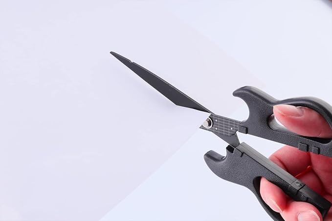 Nikken Cutlery Guitar Scissor SekiSound Black with a stand (Gift Box Included) Hobby Tool SS-20B