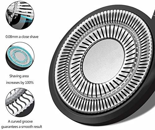 MAX-T Replacement Shaver Head for Electric Razors, Suitable for MAX-T RMS7109 Men's Electric Shaver Series