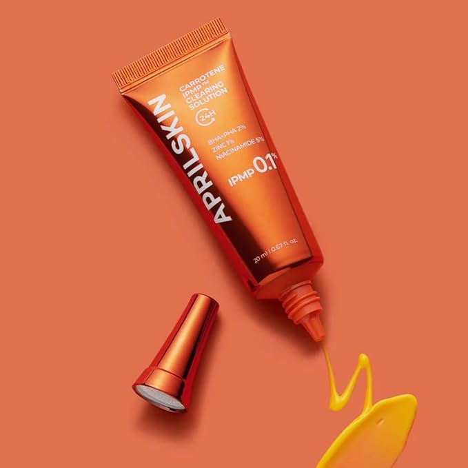 APRILSKIN Trouble Soothing duo: Carrotene IPMP™ Clearing Solution and Carrotene Clarifying Facial Serum