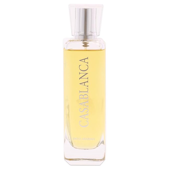 Swiss Arabian Casablanca - Luxury Products From Dubai - Long Lasting, Addictive Personal EDP Spray Fragrance - Seductive Signature Aroma - 3.4 Oz