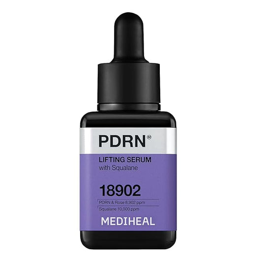 Mediheal PDRN Lifting Serum with Squalane 1.35 fl.oz - Korean Face Serum for Natural Glass Glow Skin, Pore Care & Skin Firming, Deep Moisturization