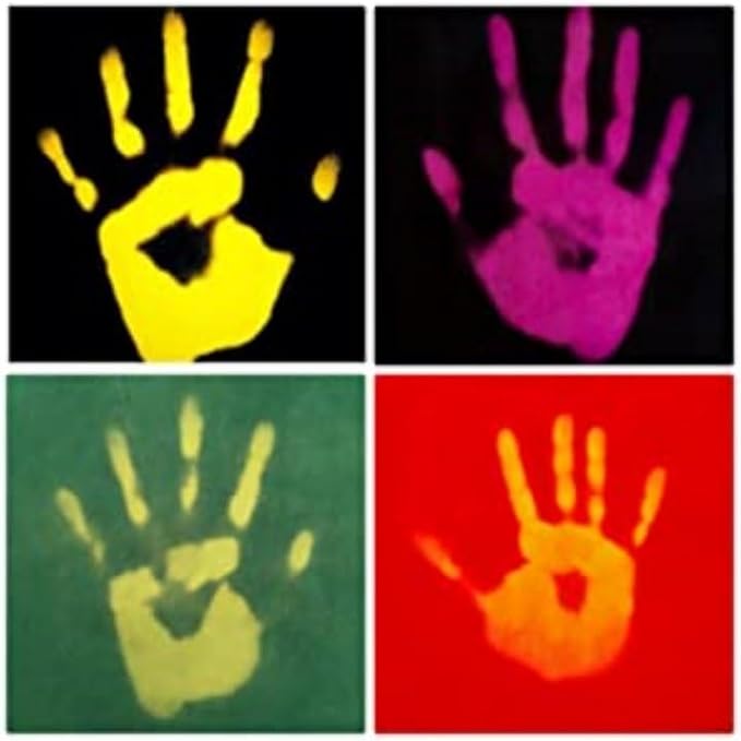 Temperature Activated Thermochromic Powder Pigment Black to Yellow Color Changing at 82F/28C by Body Heat