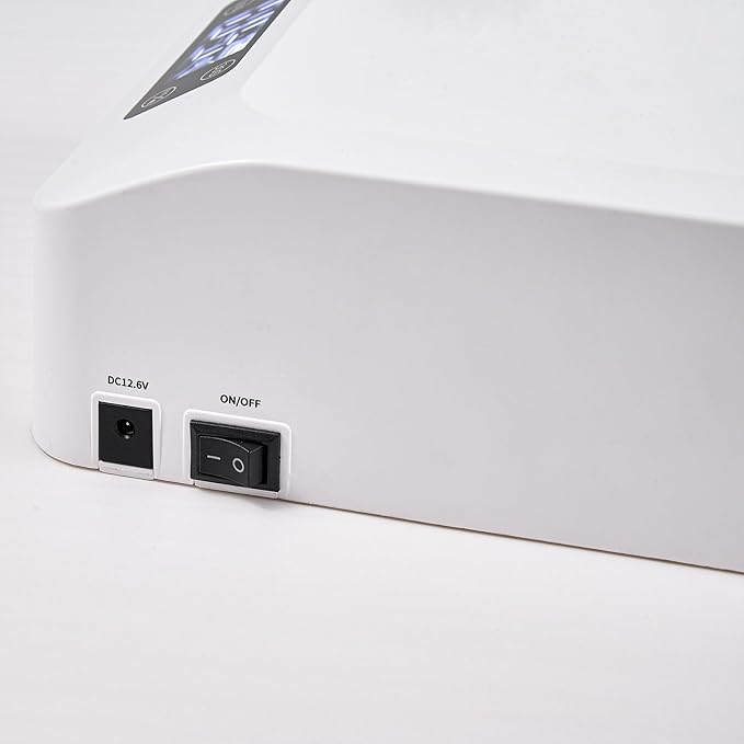 UV Foot Lamp for Nails, 78W Rechargeable UV Lamp for Feet, LED Nail Dryer Lamp with Smart Sensor, Wireless Nail Gel Polish Curing Light, UV Floor Light for Nails and Toenail (Only Lamp Head)