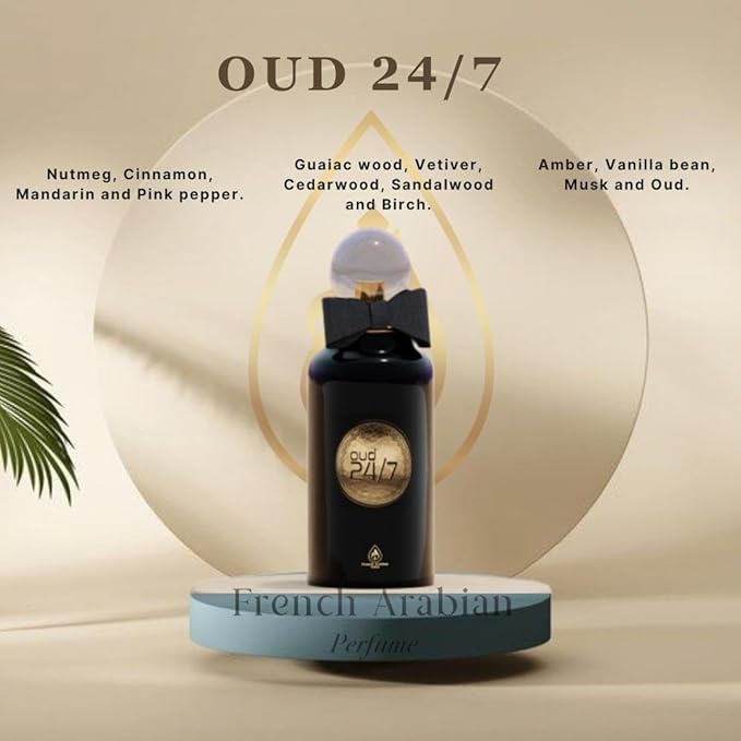 Oud 24 Perfume 100ml Eau de Parfum Long-lasting Oud Perfume for Women and Men Perfume Vanilla Amber Oud Perfume Gift Spray