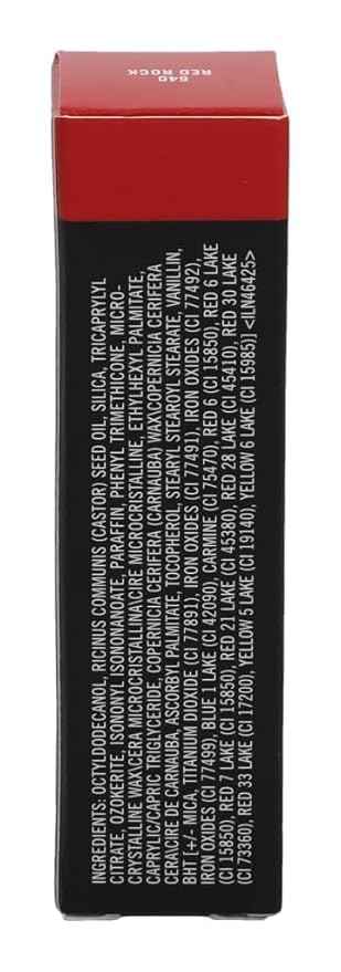 MAC Matte Lipstick Red Rock 0.1 OZ, 1 Count (Pack of 1)