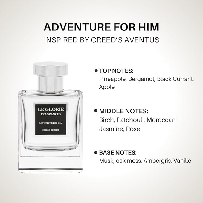 Inspired by Creed's Aventus For Men Eau de Parfum, Long Lasting Perfume Spray for Men, EDP, All Skin Types, Cruelty Free - 1.7 fl oz 50ml