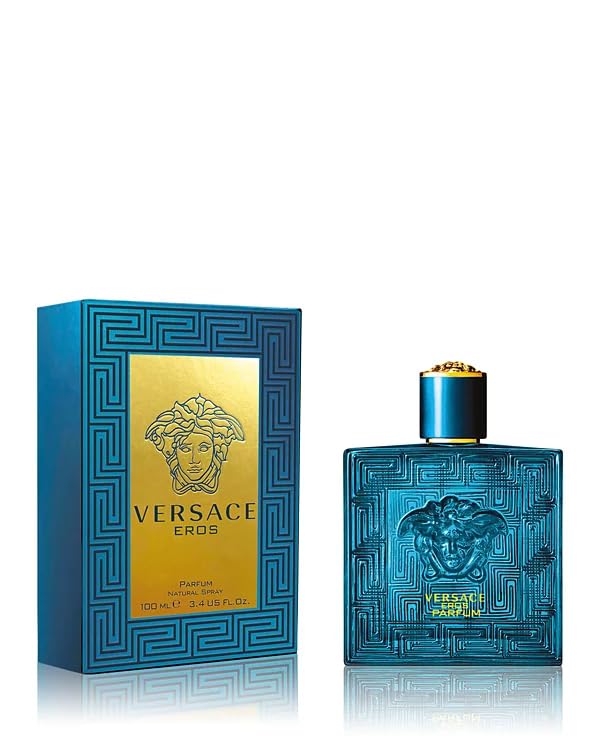 Versace Eros Parfum Spray for Men, 3.4 Ounce