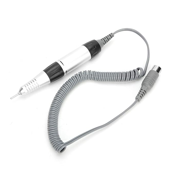 Nail Drill Handle, Nail Drill Handpiece Replacement Nails Professional 30000 RPM Electric Nail Drill Handle Handpiece Replacement Electric File Handpiece for Electric Nail Manicure