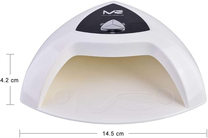 MelodySusie Eos Pro12W UV/LED Nail Lamp - Smart Nail Dryer, Cures All Major Gel Nail Polish Brands, White