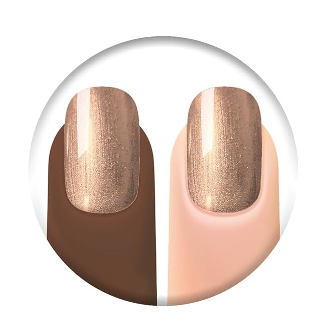 duri Nail Polish, 775 Vinyl Records, Gorgeous Tan with Golden Shimmer, Full Coverage, Quick Drying, Long Lasting, 0.45 Fl Oz