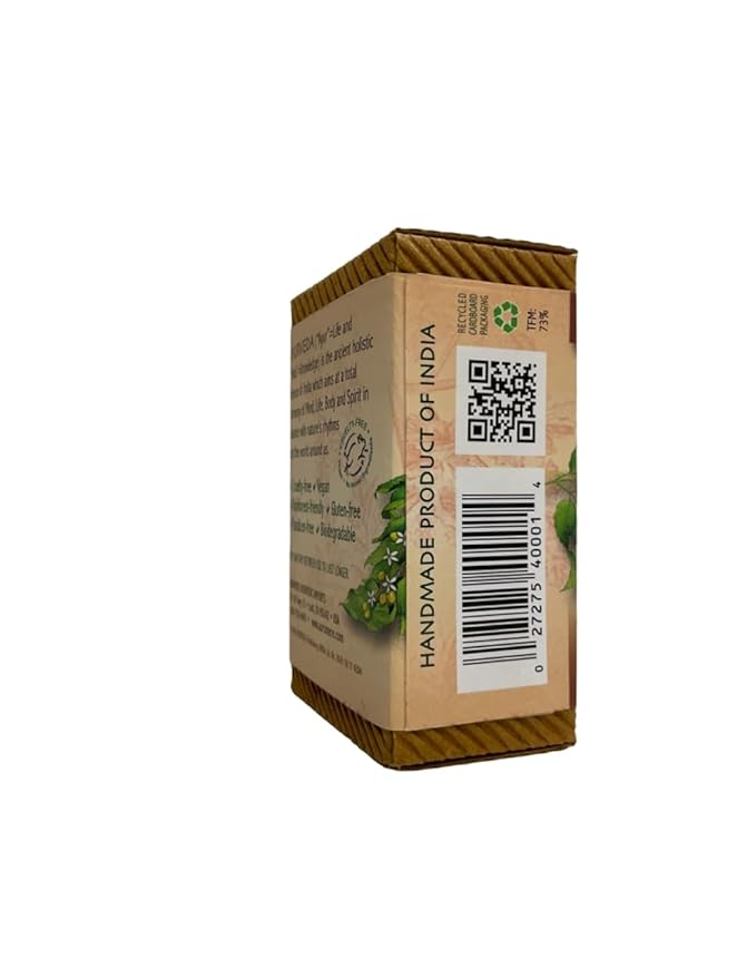 Auromere Ayurvedic Bar Soap, Sandal Turmeric - Eco Friendly, Handmade, Vegan, Cruelty Free, Natural, Non GMO (2.75 oz), 5 pack