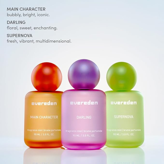 Evereden Hair and Body Mist - Supernova: Clean and Vegan Collectible Hair and Body Spray for Teen Girls - Amplify Your Self-Expression with Iconic Scents in Mesmerizing Fragrance Mist Dispensers
